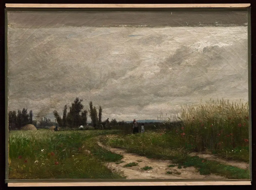 Road through the Fields, by Émile Lambinet