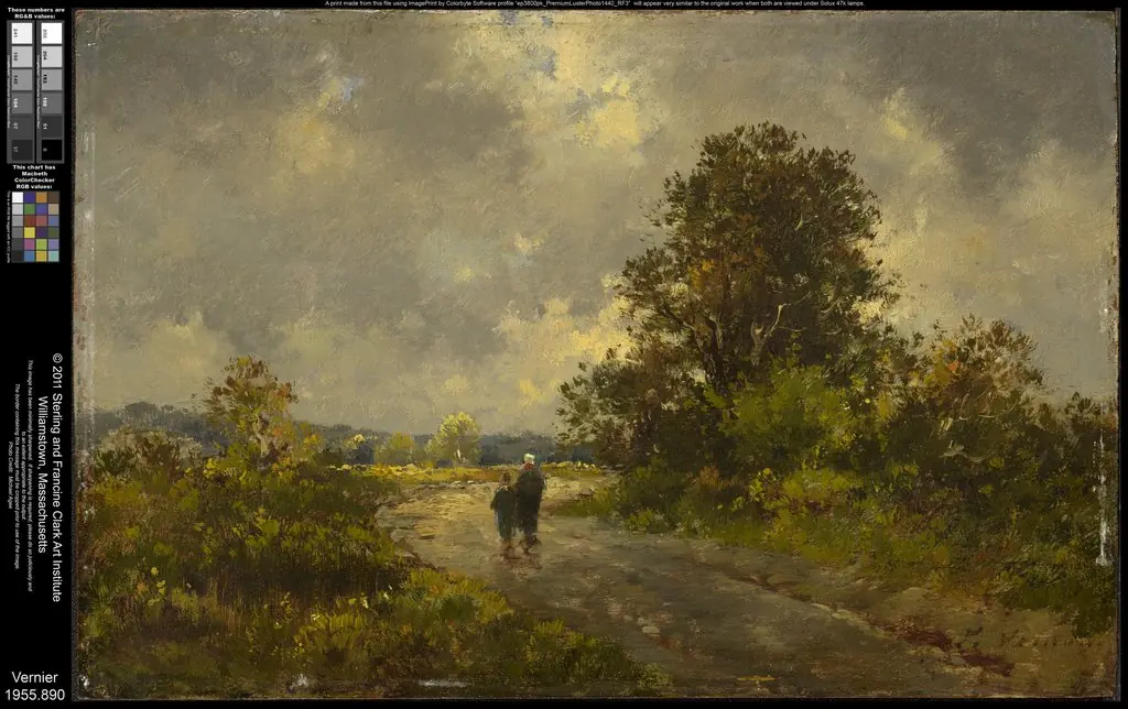 Landscape, by Émile Louis Vernier