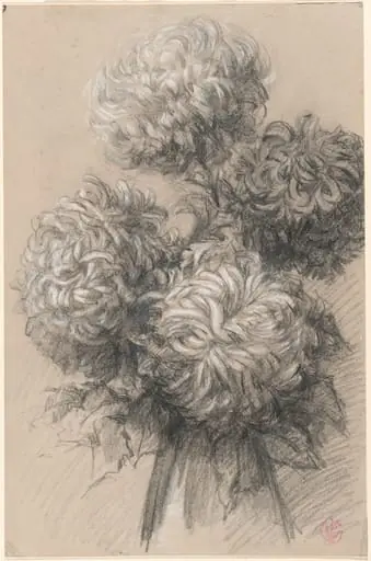 Chrysanthemums, by Emile Schuffenecker