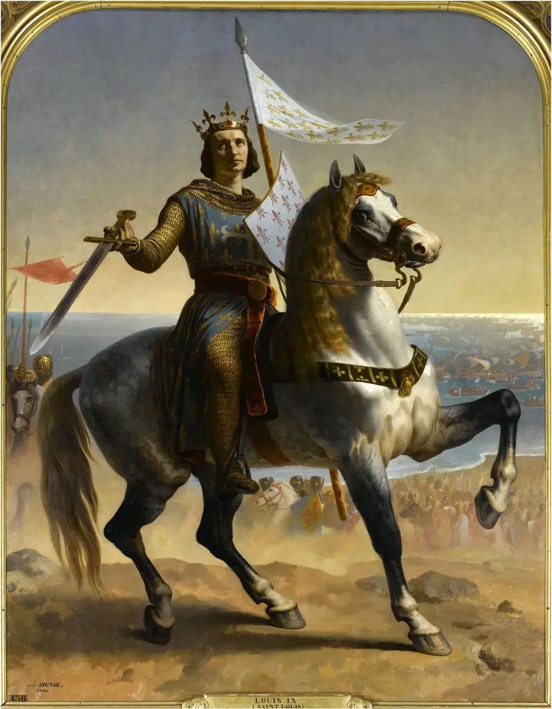 Louis IX, dit Saint Louis, Roi de France (1215-1270), by Émile Signol