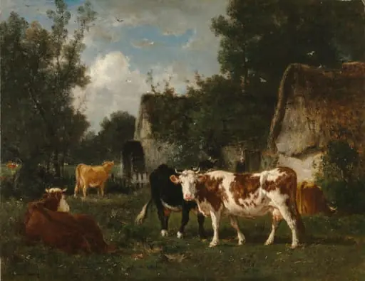 The Mill, by Emile van Marcke