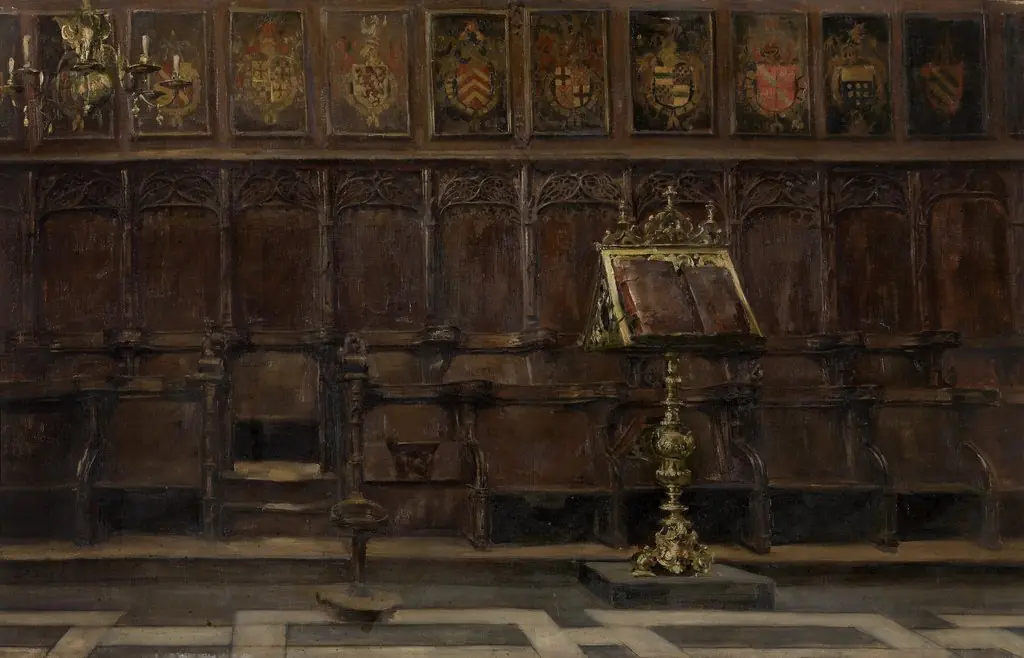 Choir Stalls in the Salvator Church in Bruges, by Emile Vloors
