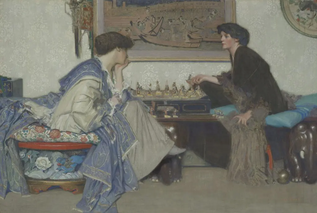 The Chess Game, by Emile Vloors