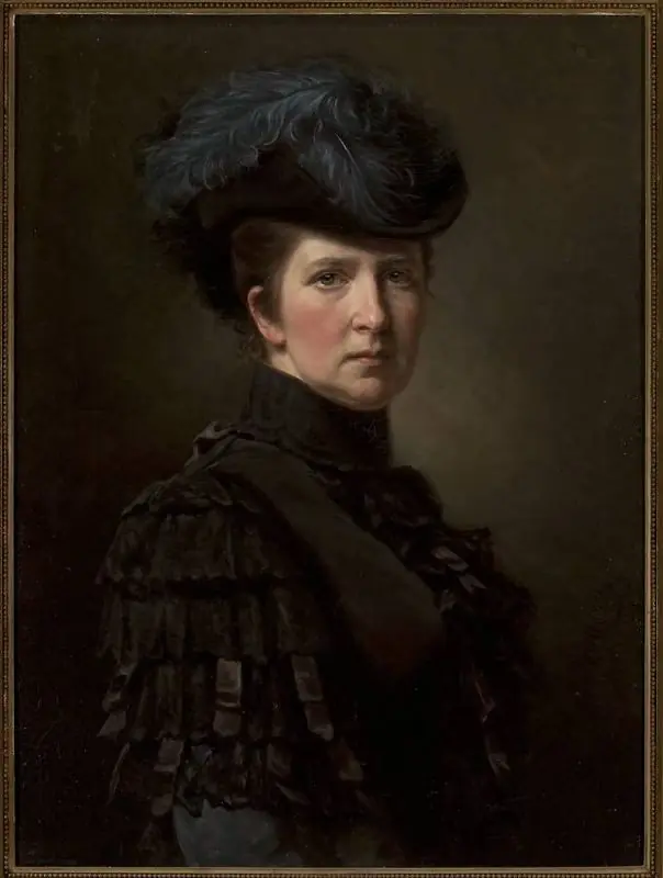 Self-portrait, by Emilia Dukszyńska-Dukszta