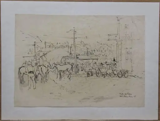 Piață la Tulcea, by Emilia Dumitrescu