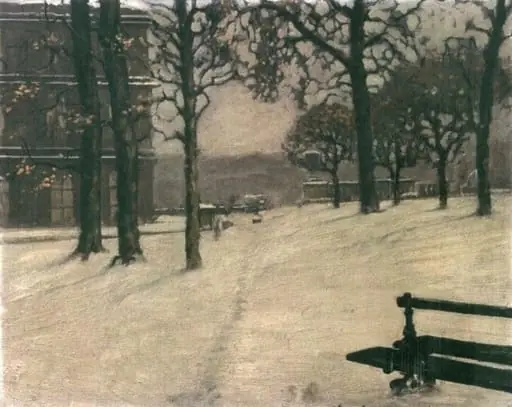 Iarna în parc, by Emilian Cornescu