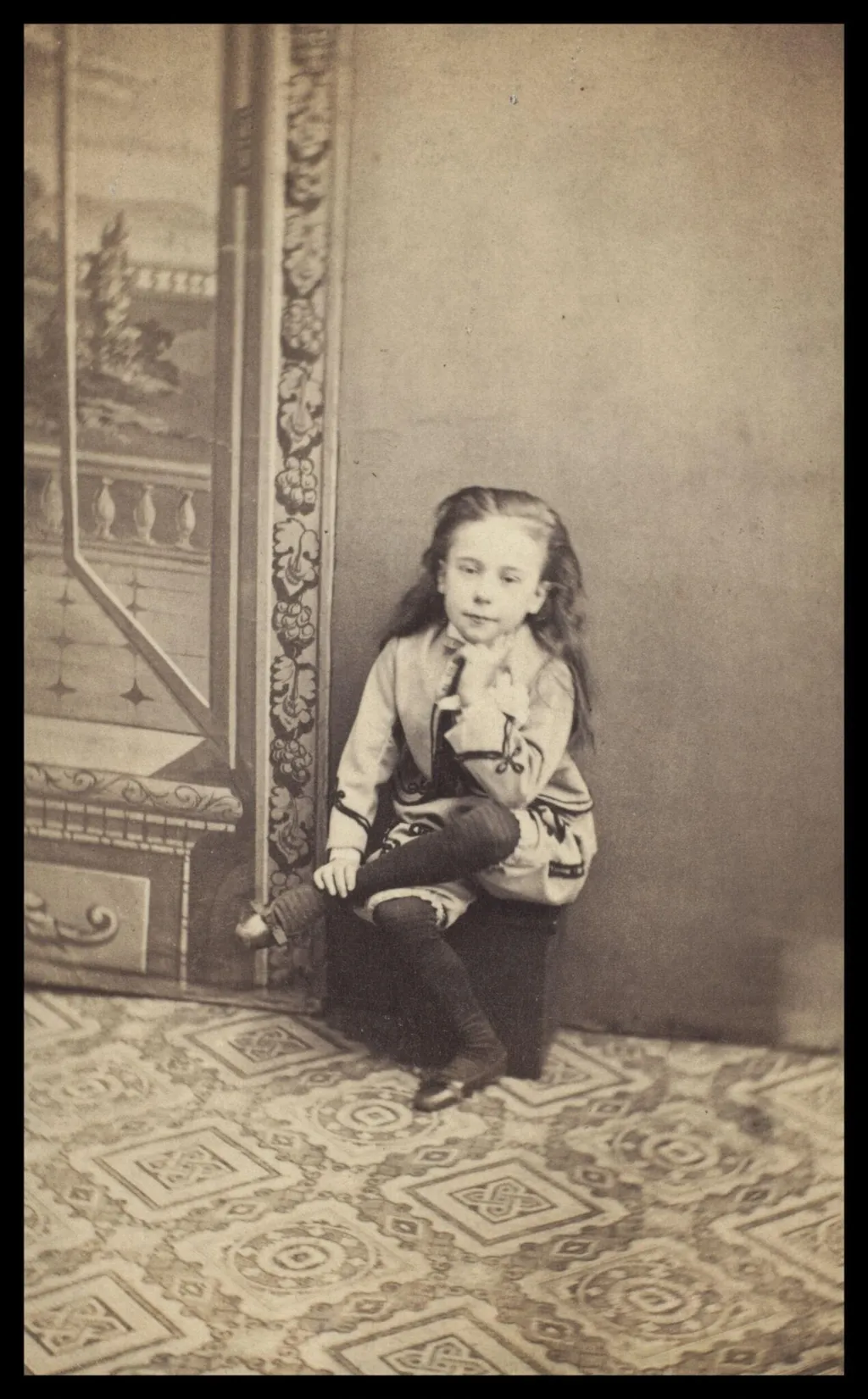 Guy Little Theatrical Photograph, by Emilian Fehrenbach, photographic, 1850
