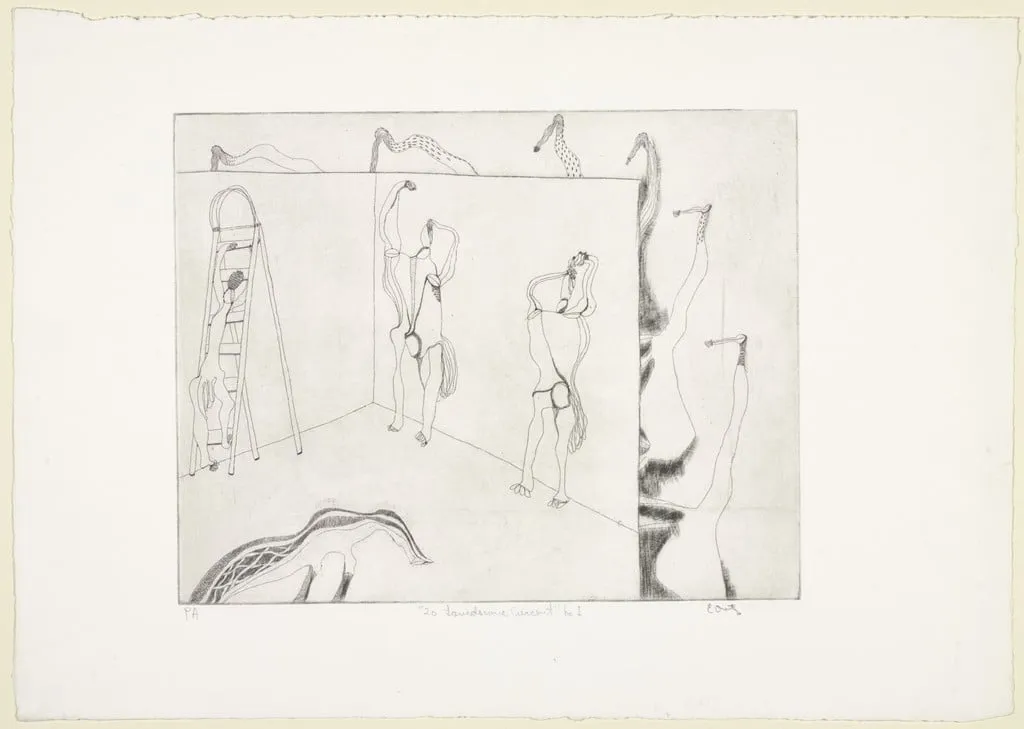 Untitled, by Emilio Ortiz, ink, 1969