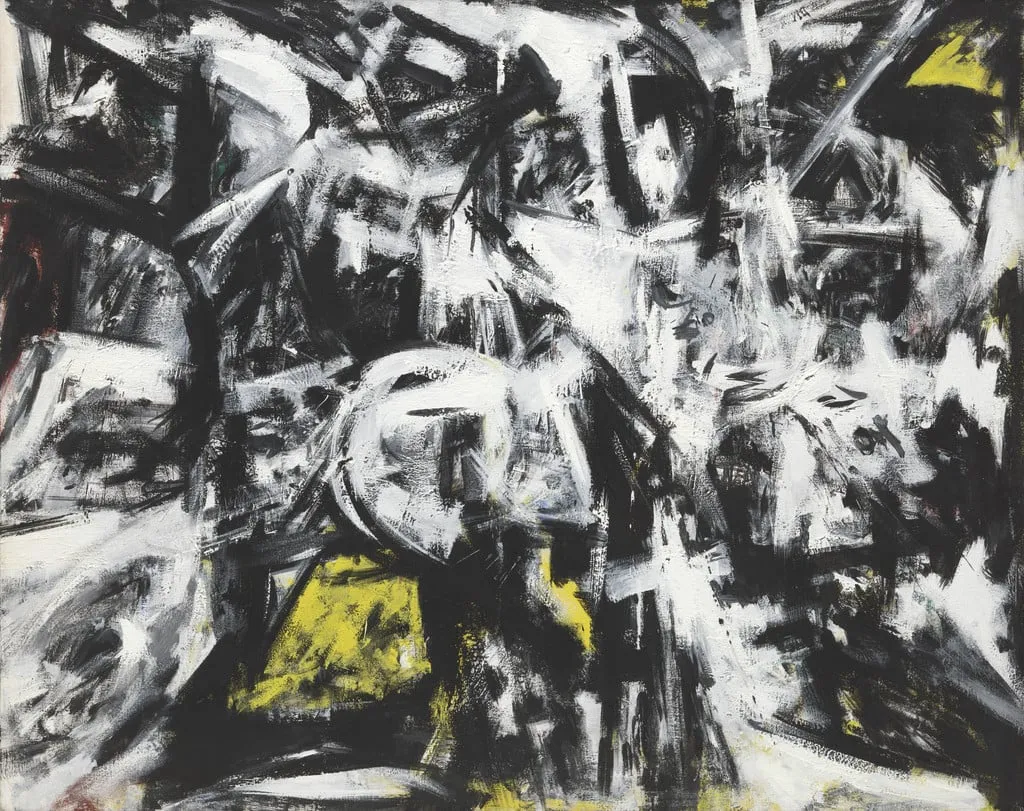 Untitled, by Emilio Vedova, tempera, 1957