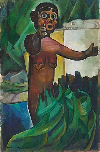 Guyasdoms D'Sonoqua, by Emily Carr, oil, 1930