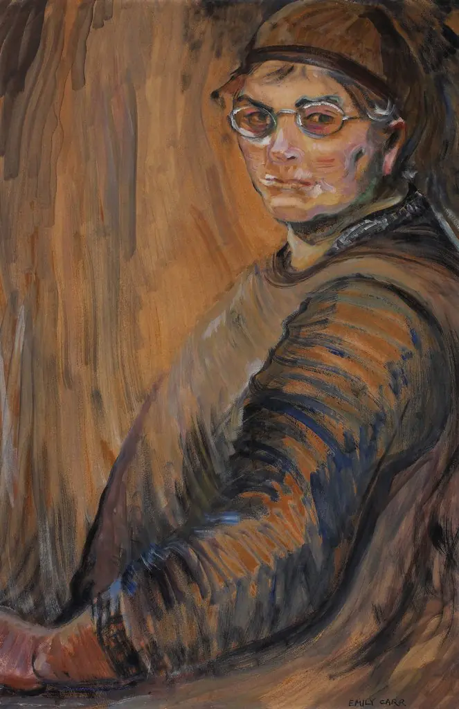Self-portrait, by Emily Carr