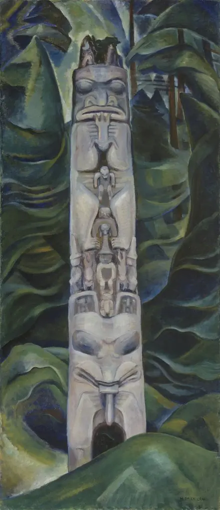 Totem and Forest, by Emily Carr