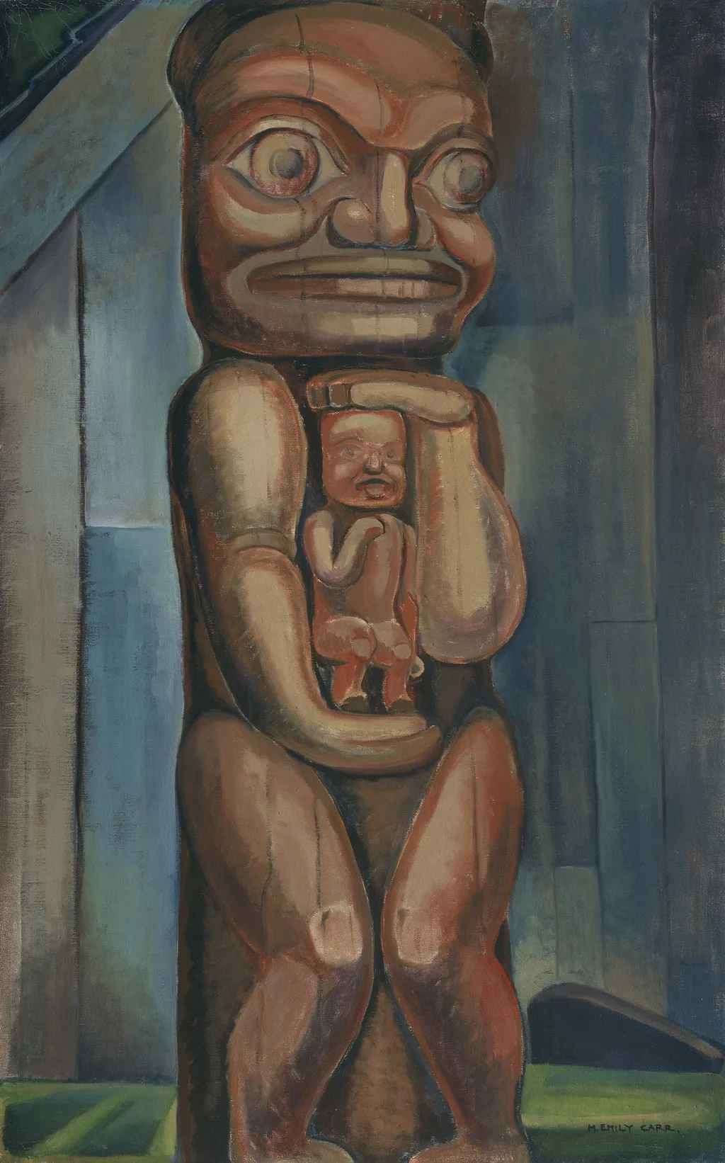 Totem Mother, by Emily Carr, oil, 1928