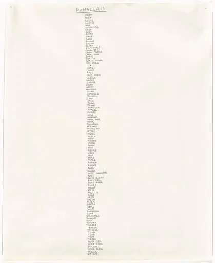 Untitled, by Emily Jacir