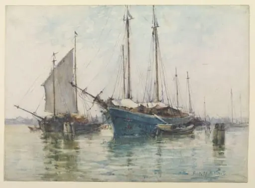 The Blue Ship, Venice, by Emily Murray Paterson
