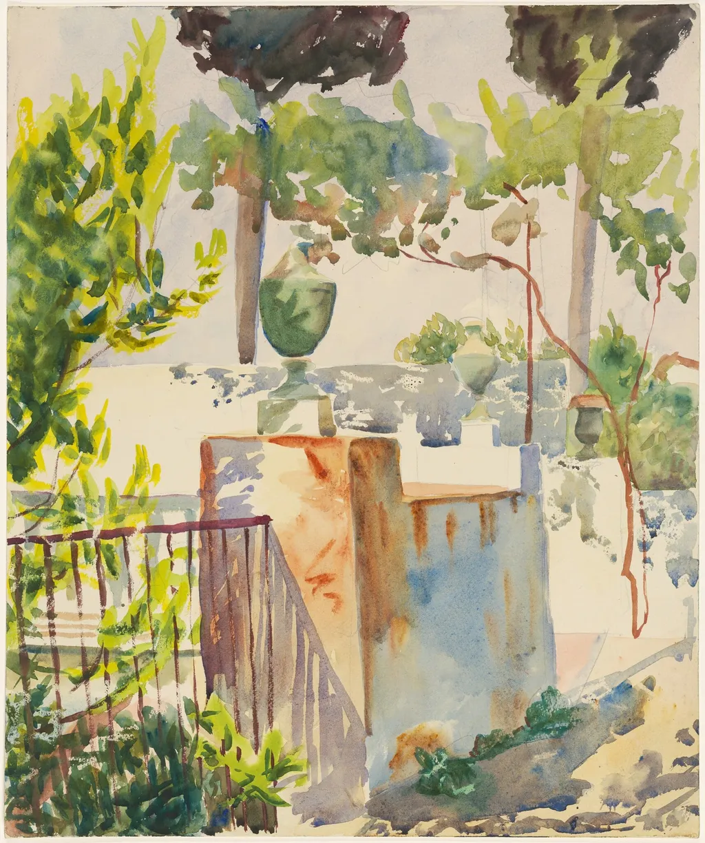 Granada, by Emily Sargent, watercolor, 1912
