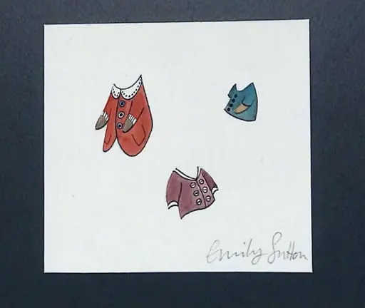 Three jackets, by Emily Sutton