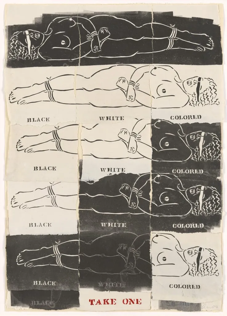 Untitled, by Emma Amos, 1986