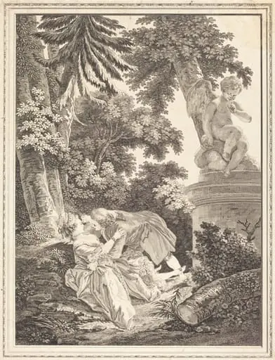 La nuit, by Emmanuel Jean Nepomucène de Ghendt