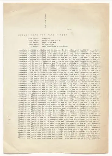 Untitled, by Emmett Williams