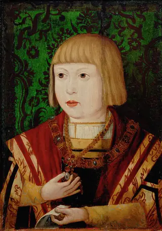 Emperor Ferdinand I (1503-1564) at the age of ten or twelve years