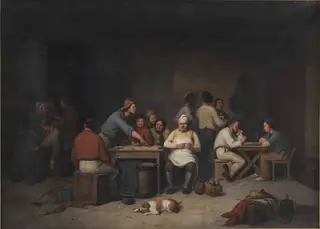En scene i værtshuset Brokkensbod
