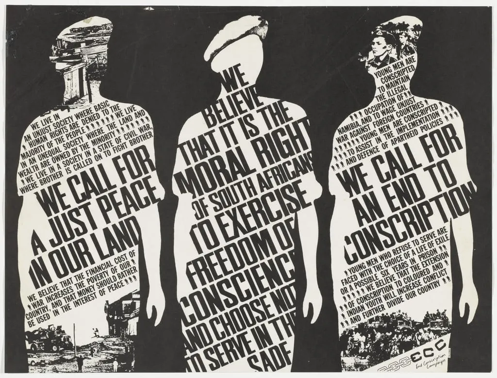 Untitled, by End Conscription Campaign, 1986