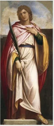 Saint John the Evangelist, by Enea Salmeggia, oil, 1605