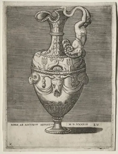 Ewer Ornamented with Dolphins, by Enea Vico