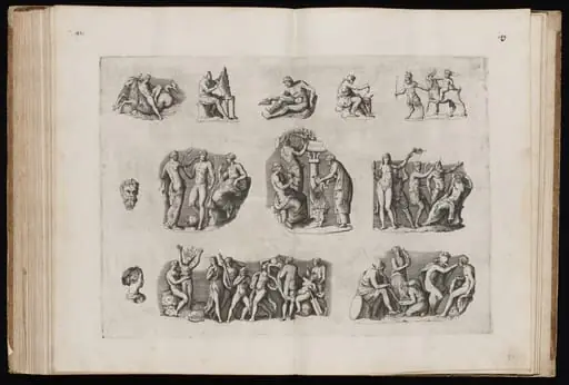 Fragments from Ancient Cameos in the Grimani Collection [Plate I], by Enea Vico
