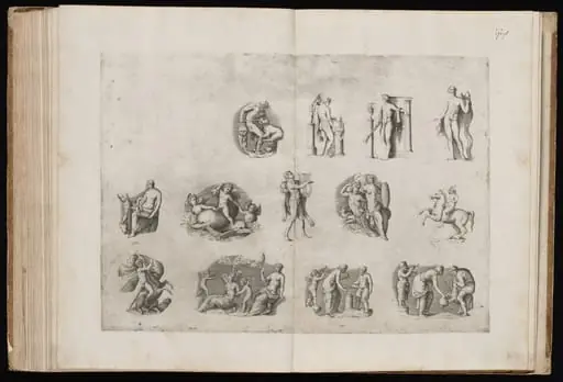 Fragments from Ancient Cameos in the Grimani Collection [Plate II], by Enea Vico