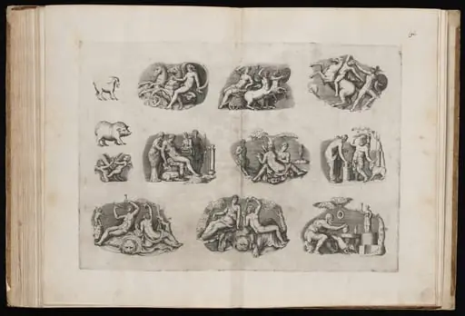 Fragments from Ancient Cameos in the Grimani Collection [Plate III], by Enea Vico