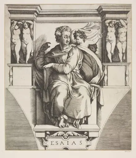 The Prophet Isaiah, by Enea Vico