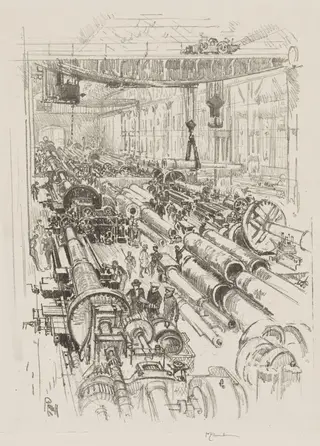 English War Work:  The Gun Shop
