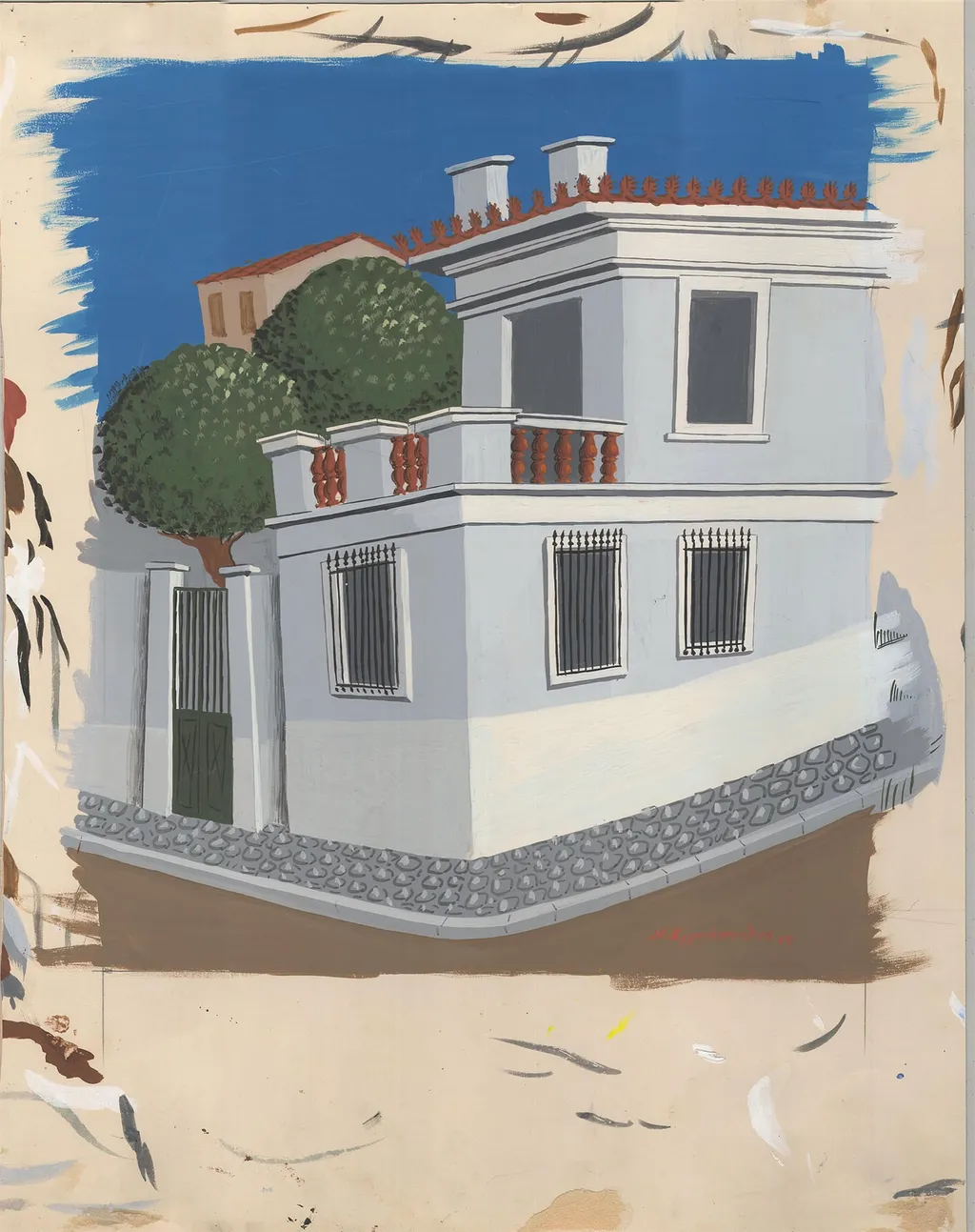 Σπίτι, Αθήνα, by Engonopoulos Nikos, unspecified, 1939