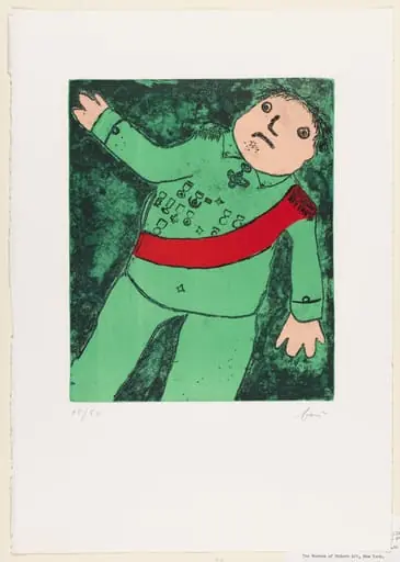Untitled, by Enrico Baj