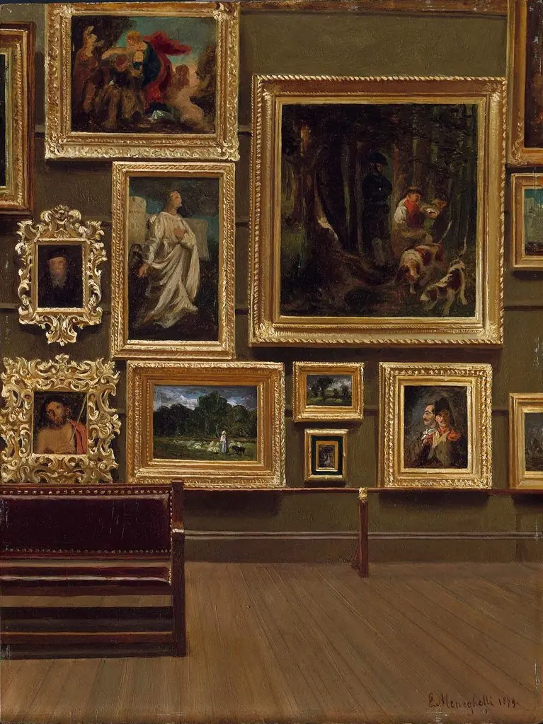 The Picture Gallery in the Old Museum, by Enrico Meneghelli