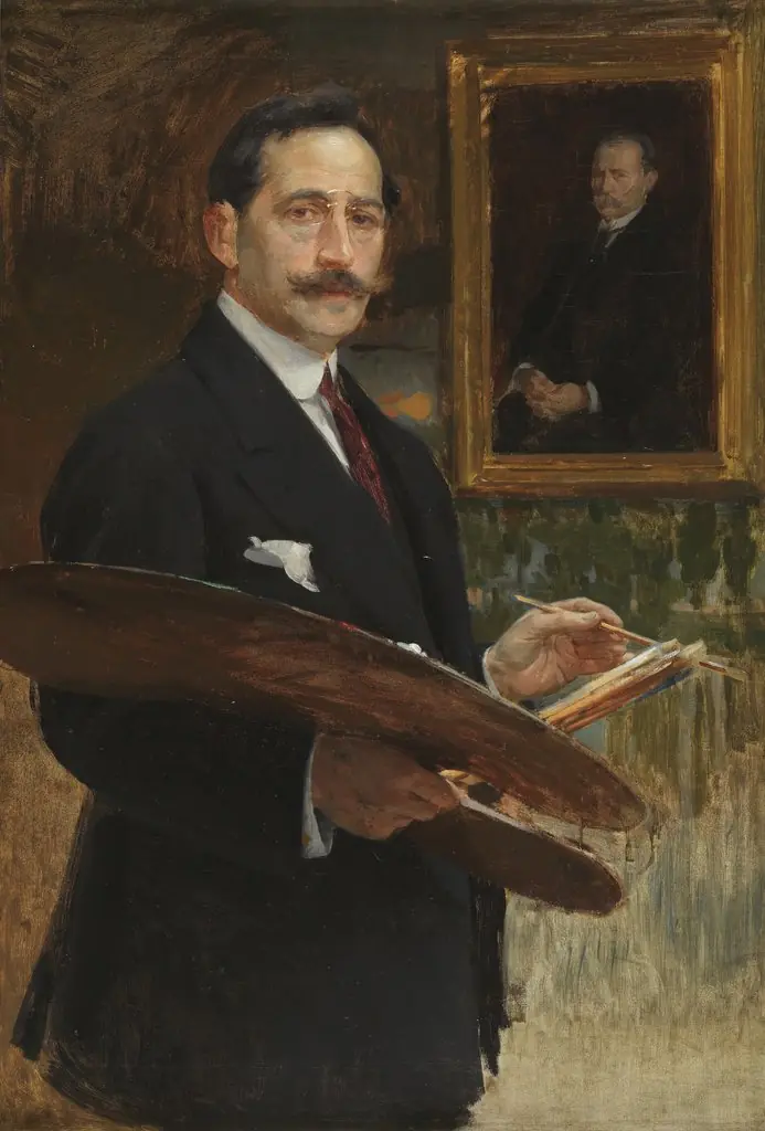 Self-portrait, by Enrique Simonet