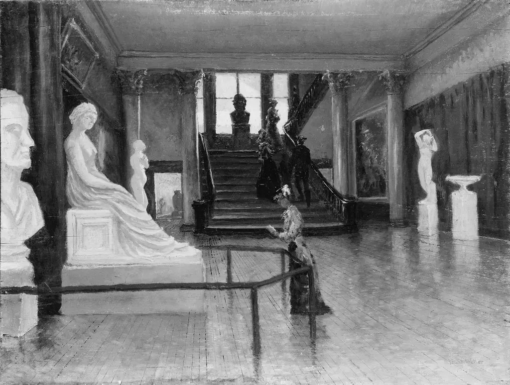 Entrance Hall of the Metropolitan Museum of Art when in Fourteenth Street