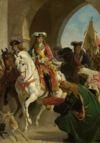 Entry of Charles III. in Madrid 1710