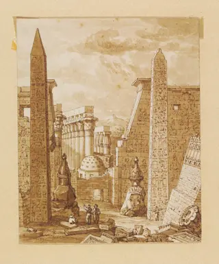 Entry of Palace of Luxor, formerly Thebes