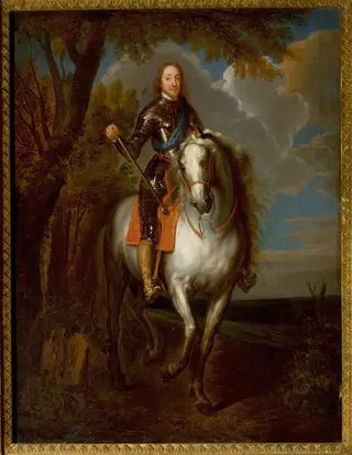 Equestrian Portrait of a Man in Armour