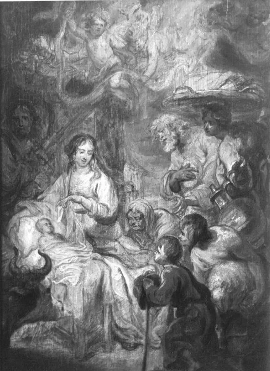 Anbetung der Hirten, by Erasmus Quellinus II, unspecified, 1642