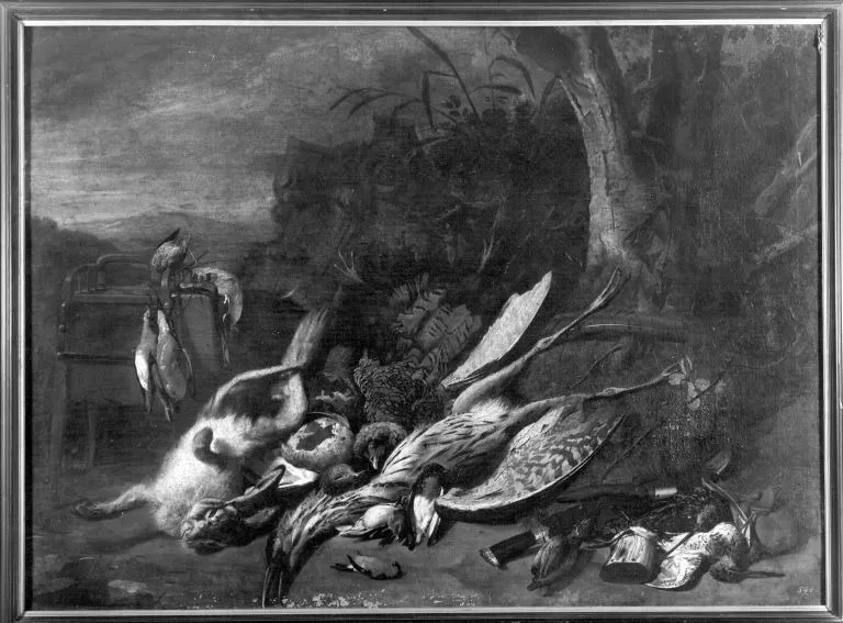 Ein toter Hase, by Erasmus Quellinus II, unspecified, 1642