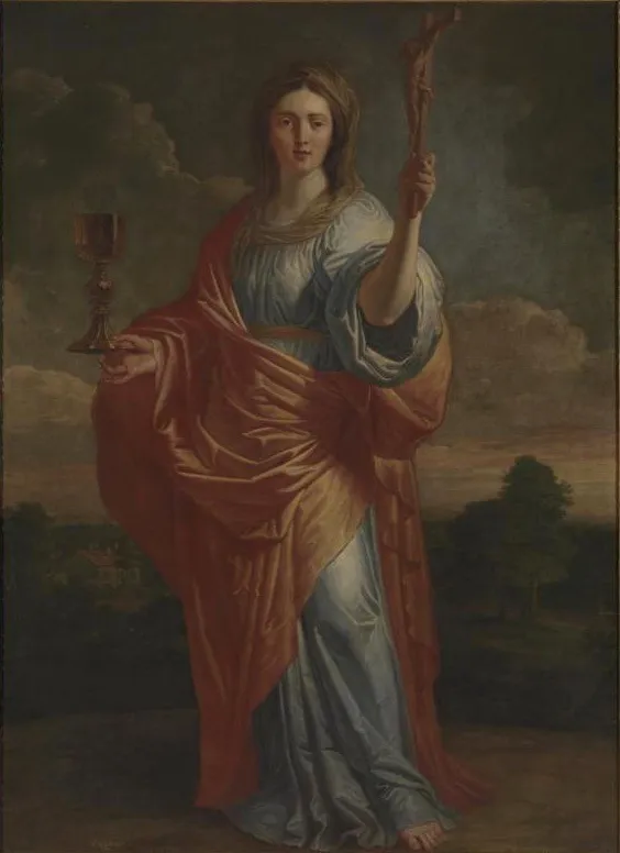 Fides, by Erasmus Quellinus II, oil, 1666