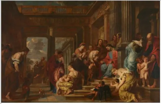 Let the Children Come to Me, by Erasmus Quellinus II