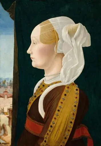 Ginevra Bentivoglio, by Ercole de' Roberti