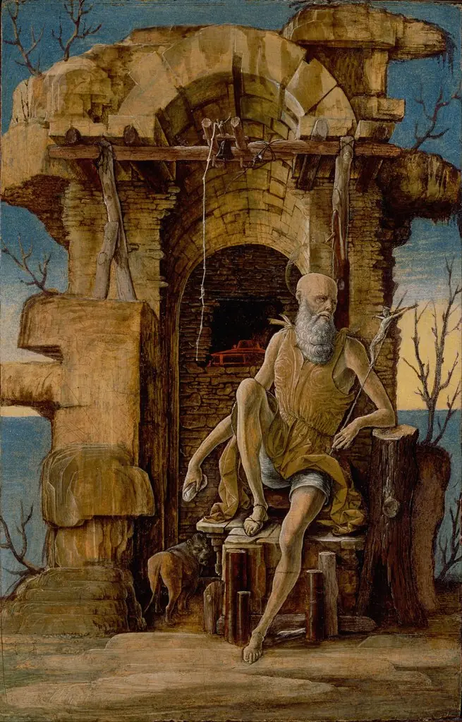 Saint Jerome in the Wilderness, by Ercole de' Roberti