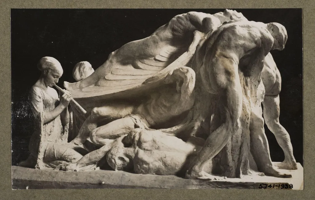 The Death of Eros, by Ercole Drei, photographic