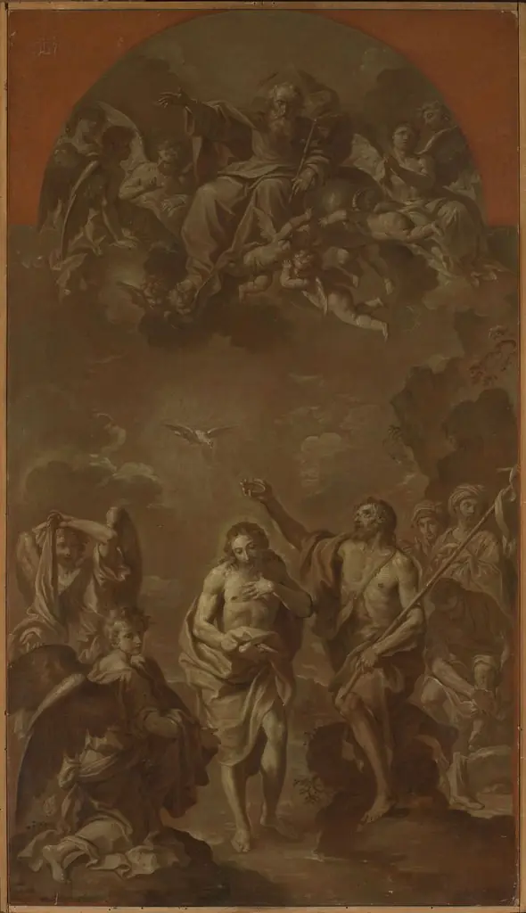 Baptism of Christ, by Ercole Graziani the Younger